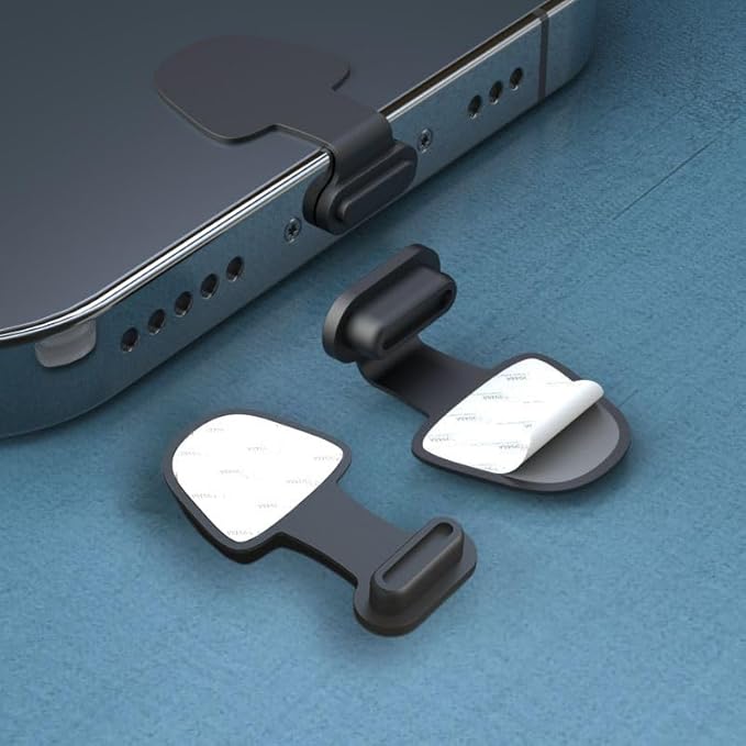 8PCS USB Type C Anti Dust Plugs Cover, C-Type Port Dust Plug, USB C Dust Cover, Anti-Lost USB C Charging Port Dust Covers Protectors for iPhone 15 16 17 Plus/Pro/Max, with Speaker Mesh Cover