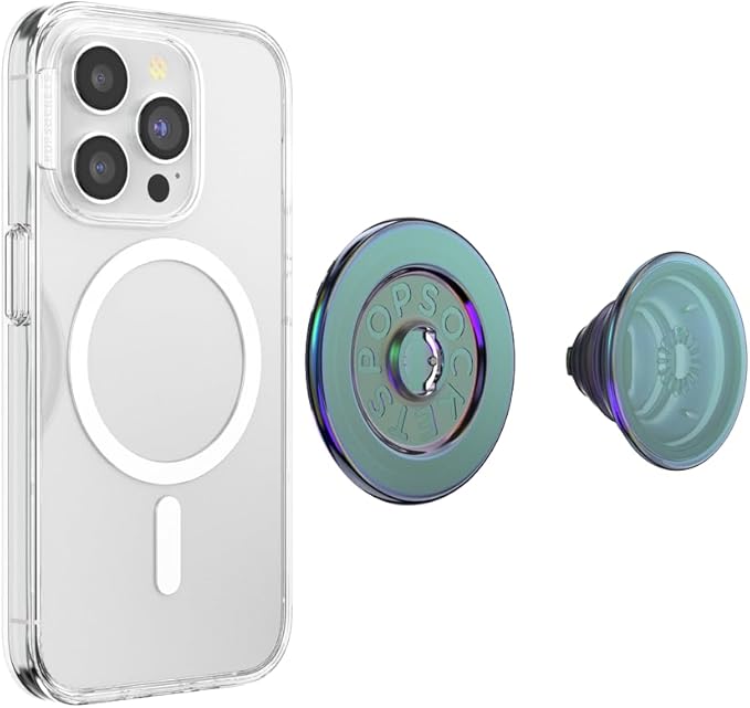 PopSockets Phone Grip for MagSafe, Magnetic Holder, Phone Stand, Green - Nightshade