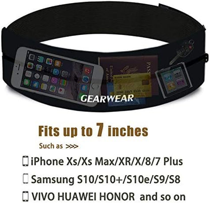 Running Belt | Runner Fanny Pack for Women and Men | Adjustble Waist Band Pack for Storage Phone