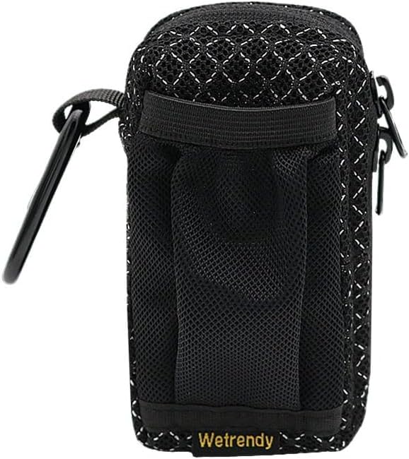 Portable Power Bank Bag for Anker A1637 Portable Power Source Breathable Bag Outdoors Travel Ventilate Carrying Case with Carabiner Clip