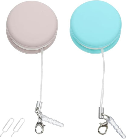 MECCANIXITY 2Pcs Screen Cleaners Green Pink Phone Screen Cleaning Wipes, Fingerprint Proof Cleaning Ball for Mobile Phones, Computers, Tablet Touchscreens, Car Screens