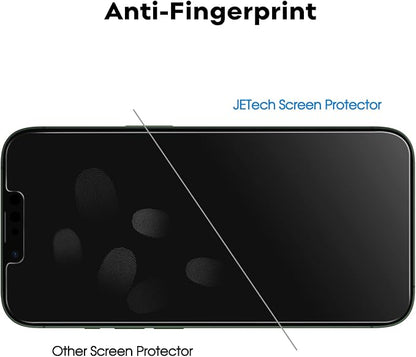 JETech Privacy Screen Protector for iPhone 13 mini 5.4-Inch with Camera Lens Protector, Anti-Spy Tempered Glass Film, Easy Installation Tool, 2-Pack Each