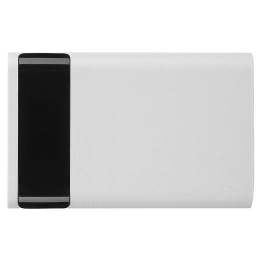 ABS Portable DIY Battery Case Kit for Charging, DIY Power Bank for All Mobile Phone, Black, 5V2A Output, Model, 85g (White)