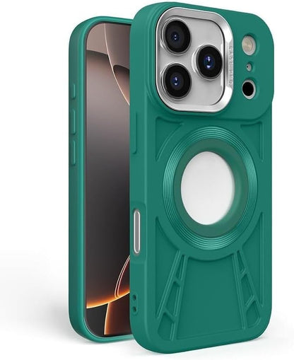 Slim Case for iPhone 17 Pro Max/17 Pro/Air/17, Logo View Military Cool Matte PC Shock Protection Anti-Scratch Cover (Green,iPhone 17 Air)