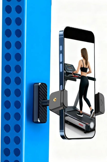 Magnetic Phone Holder for Treadmill,Gym, Motorcycles Tank, Golf Cart, Toolbox, Mechanics, Car, Truck, Boat, ATV,360° Adjustable Strong Magnets Compatible with 4-7" All Smartphones