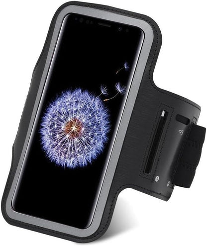 Running Armband Sports Gym Workout Compatible with Samsung Galaxy A55/A54/A53/A52 5G, Case Cover Band Arm Strap Reflective