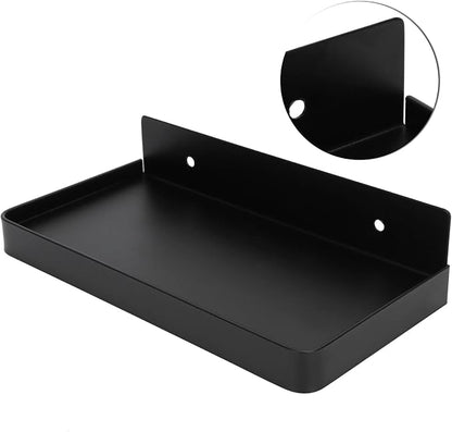 Bathroom Phone Shelf, Floating Bathroom Cell Phone Holder Shelf, Stainless Steel Toilet Phone Holders with Screw Kit, 7.3x3.5in Toilet Phones Shelves for Glasses, Cups