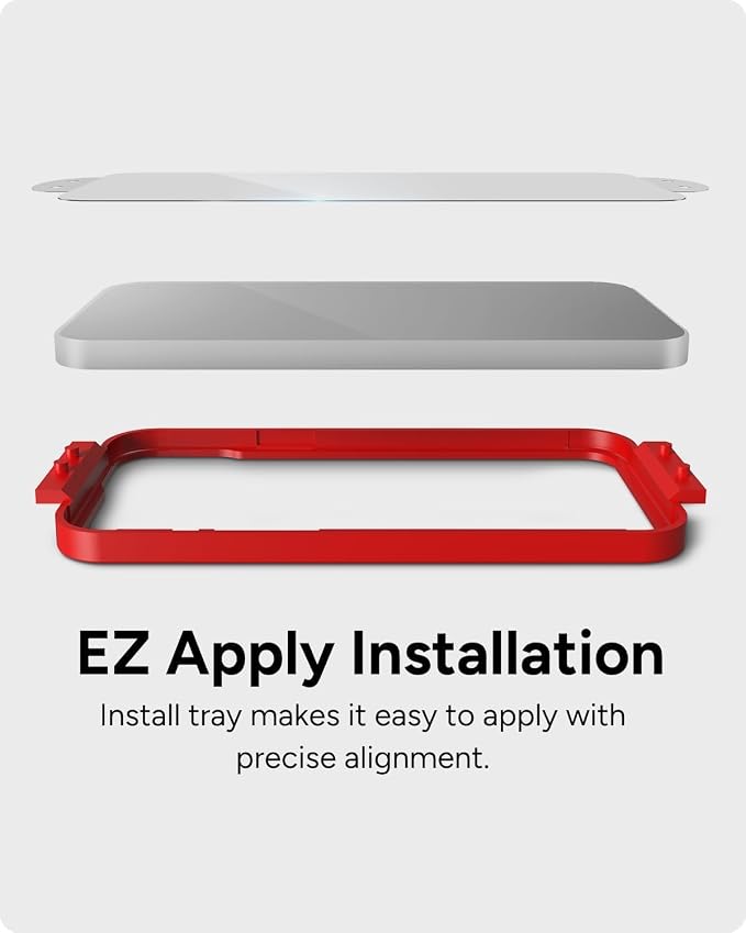 ZAGG Glass+ Samsung Galaxy A26 5G Screen Protector – Extreme Impact & Shatter Protection, Scratch-Resistant, Smudge-Resistant, Fingerprint Scanner Compatible, InvisibleShield, Easy Installation