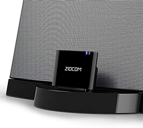 ZIOCOM [Upgrade] 30 Pin Bluetooth Adapter Audio Receiver for Bose iPod iPhone SoundDock and Other 30 Pin Dock Speakers, Upgrade Old SoundDock with 30 Pin Connector, Not for Any Cars or Motorcycles