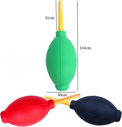 6Pieces Ink Air Blower for Alcohol Silicone Blowing Pump Cleaning Tool Large Size Air Puffer for Removes Dust from Cameras,Watch,Dispersing Inks, Cell Phone, Lense