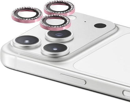 CASETiFY Camera Lens Gem [High Clarity/Easy Installation/Scratch-Proof] for iPhone 17 Pro/iPhone 17 Pro Max - Sakura Pink