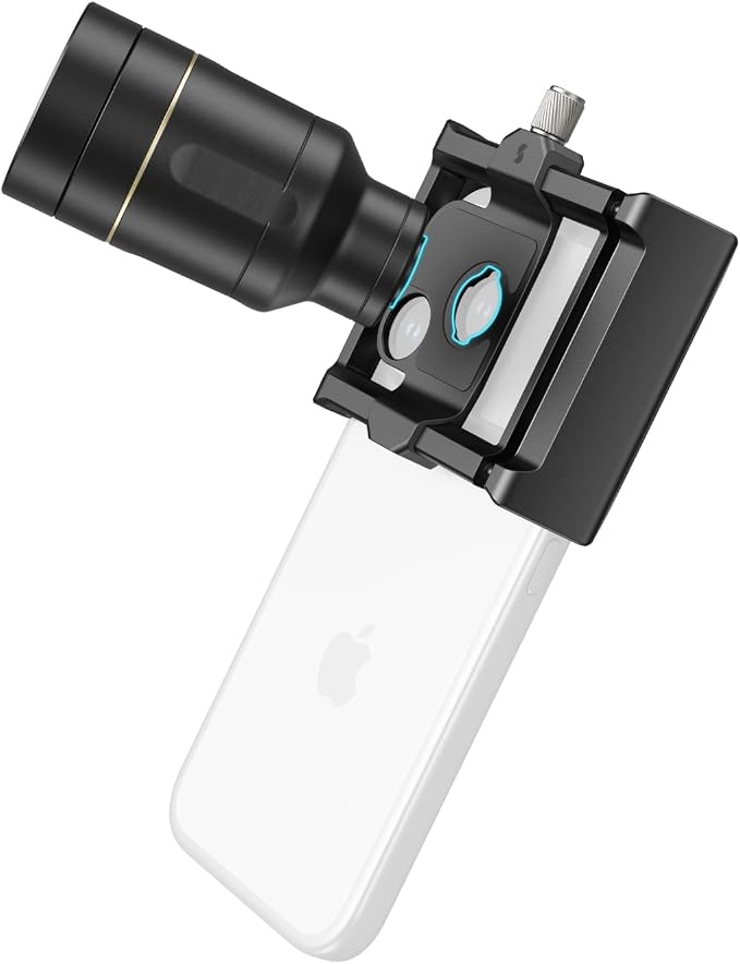SmallRig 2X Magnification Telephoto Lens & Macro Kit for iPhone 17/16/15 Pro Max, Optical Zoom Teleconverter with 2 Macro Lenses, Compatible with Smartphone 4x/5x/8x Telephoto Camera, T-Mount-5334