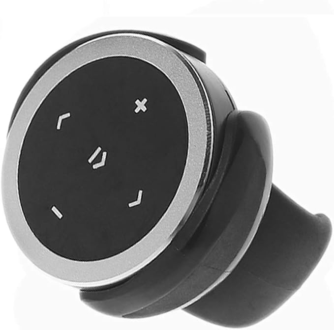 Polarlander Car Wireless Bluetooth Remote Controller Phone Car Kit Steering Wheel Remote Controller Receiver CR2032 Battery for iOS Android