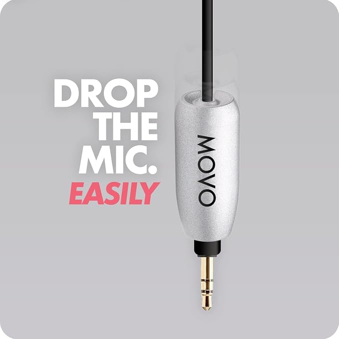 Movo MIC'D Lav Mic Weight - Weight for Lavalier Microphone - Perfect for Sound Departments, Creators, Audio Producers