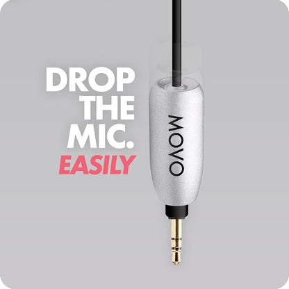 Movo MIC'D Lav Mic Weight - Weight for Lavalier Microphone - Perfect for Sound Departments, Creators, Audio Producers