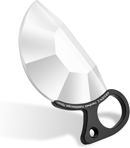GREEN.L 100mm Handheld Kaleidoscope Filter Prism Lens, Optical Glass Creative Effect Filter for Phone DSLR Camera, with Pouch