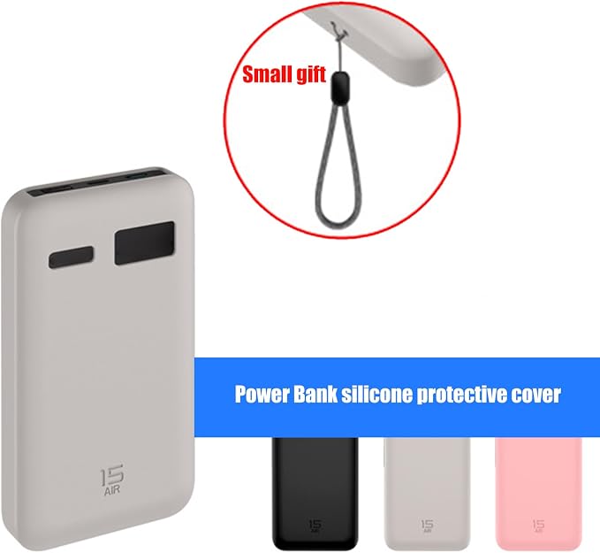 Portables Silicone Carrying Case Protective Storage Bag for 15 AIR 100W Power Banks Case Only Silicone Protective Cover