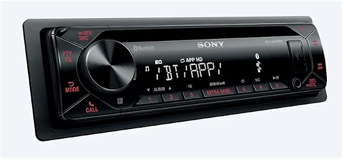 Sony MEX-N4300BT Built-in Dual Bluetooth Voice Command CD/MP3 AM/FM Radio Front USB AUX Pandora Spotify iHeartRadio iPod/iPhone Siri and Android Controls Car Stereo Receiver