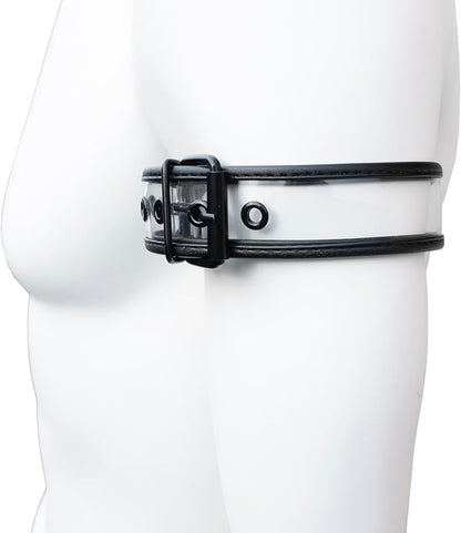 Armband Harness for Man Adjustable Clear PVC Armband Harness Belt 2pcs