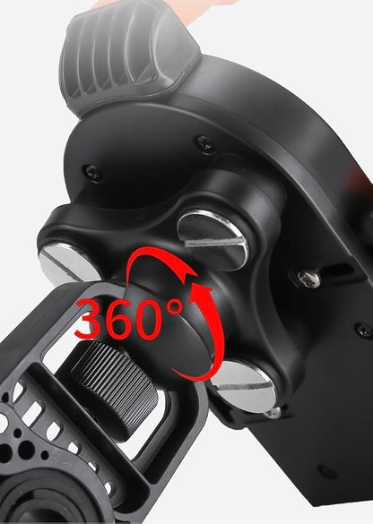 2026 anti-theft aluminum alloy motorcycle, bicycle, mobile phone holder, airbag, super strong grip, equipped with shock absorbers and safety locks, adjustable size, suitable for all smart phones