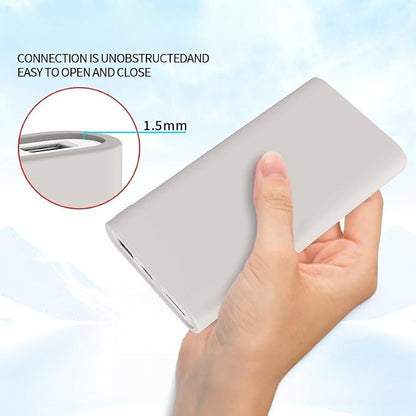Soft Silicone Protective Cover Sleeve for Supervooc 100W Power Adapter Dustproof Anti-Scratch Shockproof Drop-Resistant Damage-Proof Skin-Friendly Case Shell Accessories (Gray)