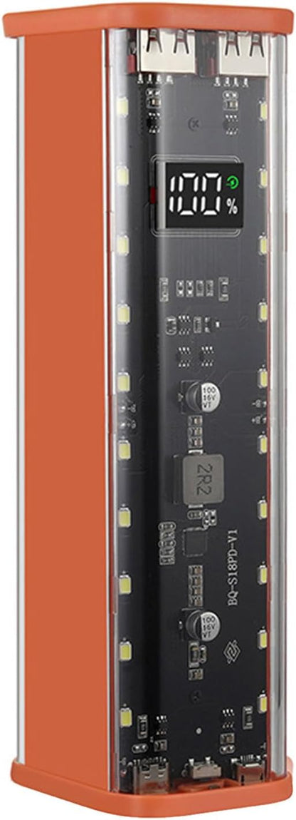 Portable 8x18650 Battery Storage Box Power Sources Box with Quickly Charging MultiProtection Features