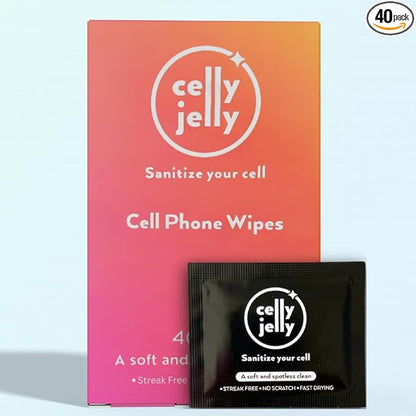 Cell Phone Wipes, 40 Pieces, Soft and Streak-Free