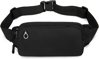 Running Belt for Women Waterproof Slim Running Belt Fanny Pack Ultra Light Waist Pack Bag Adjustable Running Waist Pouch Phone Holder for Hiking Cycling Workout Sports with Headphone Port