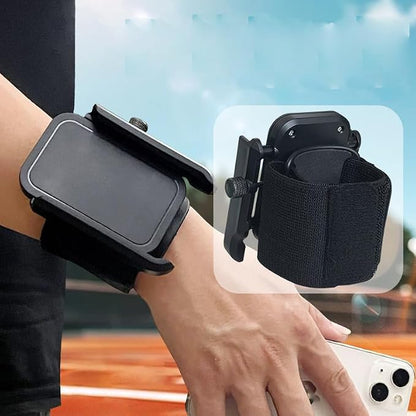 Wristband Phone Holder with Running Armband Cell Phone Armband 360° Rotatable Wristband Phone Holder for iPhone Sumsung Galaxy Android Smartphone Fitness Treadmill Walking Pad Trekking Hiking