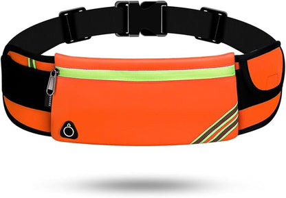 USHAKE Running Belt with Bounce-Free Pouch for iPhone and Samsung Galaxy - Ideal for Running, Walking, Cycling, and Gym Workouts
