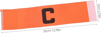 Football Accessories Arm Bands Soccer Captain Armband Adjustable C Armband Football Captain Arm Band for Team Sports (Random Letter Color) Football Accessories Arm Bands