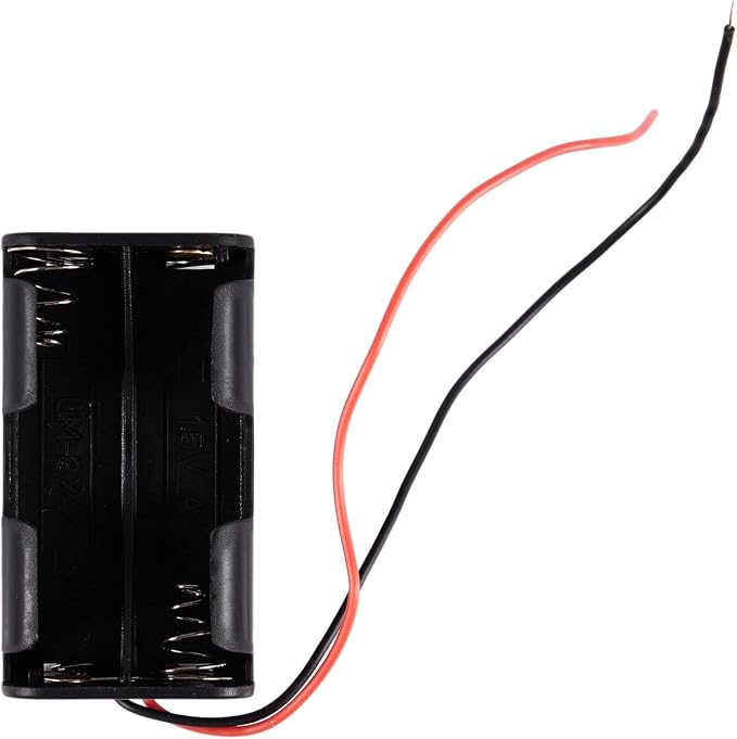 6 Pcs Battery Holder Case Box, 4 X 1.5V AA Battery & 3X 1.5V AA Battery