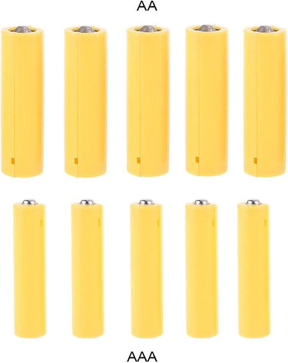 QMQJIA AA Size Fake Battery Setup for Shell Placeholder Cylinder Conductor Cell for Lithium Iron Phosphate Batt