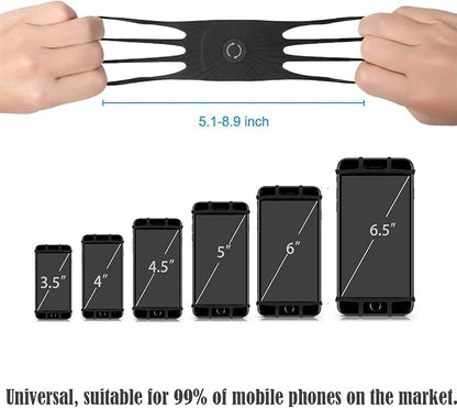 Wristband Armband Phone Holder, 360° Rotatable Sports Wristband for iPhone 11 Pro Max XR XS X 8 7 6 6s Plus, Galaxy, Google Pixel,Forearm Armband Phone Holder