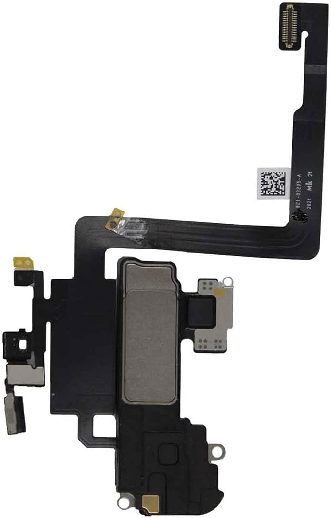 Earpiece Speaker Compatible with iPhone 11 Pro Max 2019 - Earspeaker/Ear Piece Replacement - Incl. Proximity Sensor Black