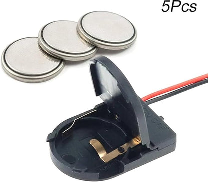 5Pcs Coin Cell Protective Box CR2032Button Battery Storage for Case Container Wtih On/Off