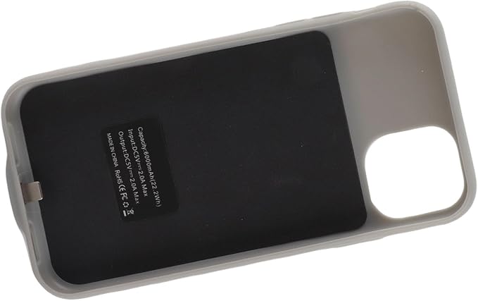 ANGGREK Phone Protective Charging Box/Cover, Phone Battery Box/Cover ABS for Office (White)