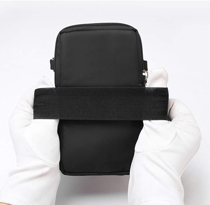 Outdoor Sweat-Proof Running Armbag Cross-Body Shoulder Casual Wallet Purse Crossbody Bag Gym Fitness Cell Phone Key Holder for iPhone 13 12 Pro Max Xs Max/Xr,Galaxy Note 10, P30 Pro,Black