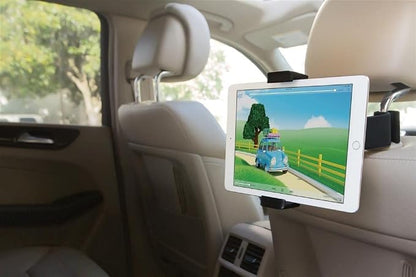 Kenu Airvue | Car Headrest Tablet Mount for iPad mini, iPad Air, iPad Pro, Galaxy Tablets, Android Tablets, Kindle Fires and Surface Pros Tablet Stand | Black