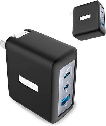 Case for Anker Nano 100W USB-C Charger – Soft Silicone Protective Cover for Dynamic Charger,Shockproof Dustproof Charging Block Protector Sleeve[Black]
