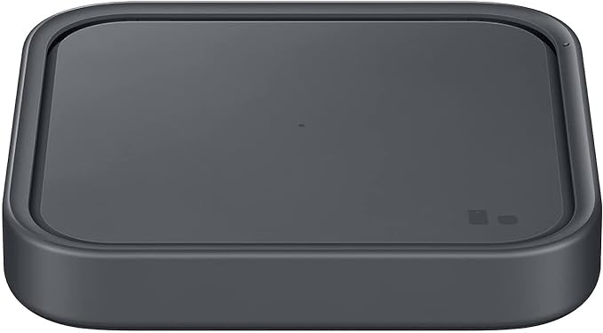 Samsung 15W Wireless Charger Single, Cordless Super Fast Charging Pad for Galaxy Phones and Devices, Compact Design, LED Indicator, USB C Cable Included, 2022, US Version, Grey