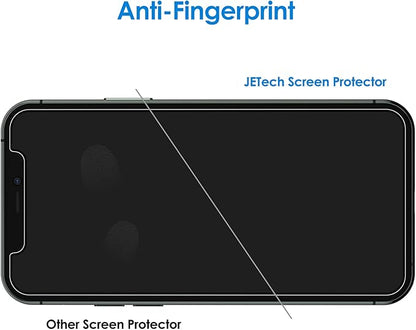 JETech Privacy Screen Protector for iPhone 11 Pro 5.8-Inch with Camera Lens Protector, Anti Spy Tempered Glass Film, 2-Pack Each