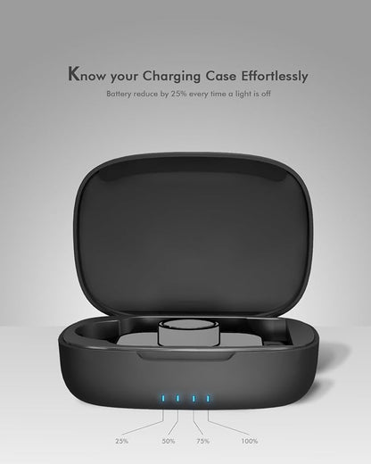 Doohoeek Updated Charging Case Compatible with Oura Ring 4 & 3 Charger, Wireless Power Station Fits Official Chargers & Fit All-Sized Rings Gen 4 & 3 1000mAh (Official Charger NOT Included), Black