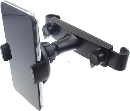 Car Headrest Mount Holder Seat Back Compatible with Motorola Moto G Stylus 5G (2024,2023,2022,2021,2020), Cradle Swivel Dock