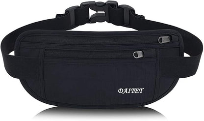 DAITET Crossbody Fanny Pack for Men&Women,Large Waist Bag & Hip Bum Bag with Adjustable Strap for Outdoors Workout Traveling Casual Running Hiking Cycling