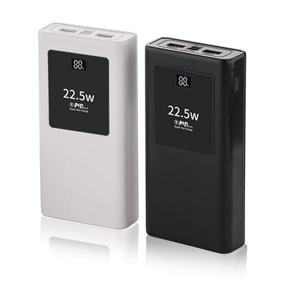 PD22.5W Polymers Charging Case Mobile Power Supply Enclosure Case Led Display Aluminum Alloy Shell Polymers Battery Charging Box