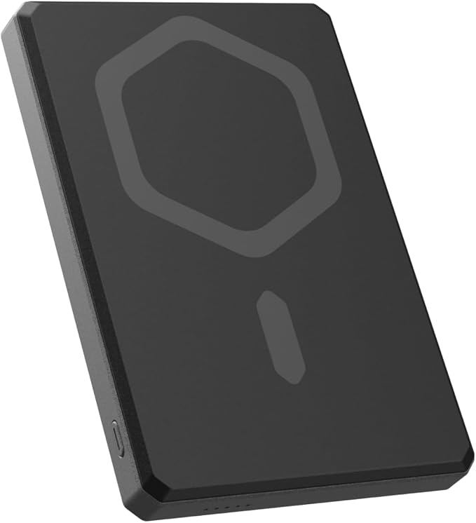 URBAN ARMOR GEAR UAG 5000mAh Power Bank SRGE 20W USB-C Slim Magnetic Wireless Portable Charger Fast Charging Battery Pack w/Kickstand Compatible with iPhone 17, Samsung Galaxy S26, Black/Grey