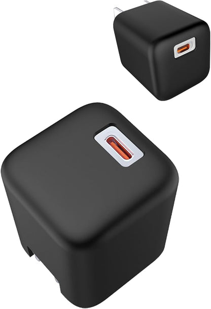 Silicone Protective Case for TORRAS IceNano 45W Charger, Full-Body Protective Cover with Precise Cutouts, Shockproof Dustproof Charging Block Protector Sleeve & Scratch-Resistant Sleeve (Black)