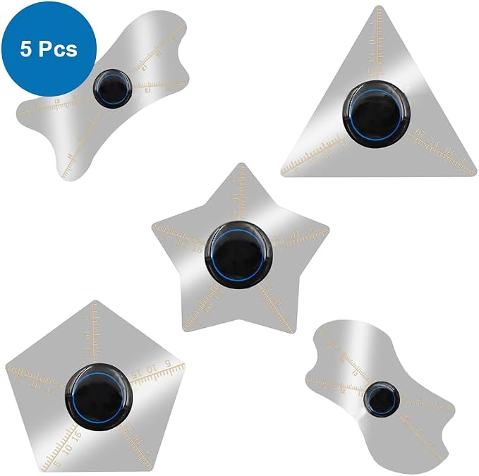 MMOBIEL 5 Pcs/Set Ultra-Thin 0,1mm Professional Stainless Steel Curved Spudger Pry Blade Repair Opening Tool