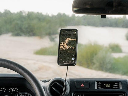 Quad Lock Suction Windshield/Dashboard Car Phone Holder for iPhone, Galaxy, Pixel Cases and Universal Adaptors
